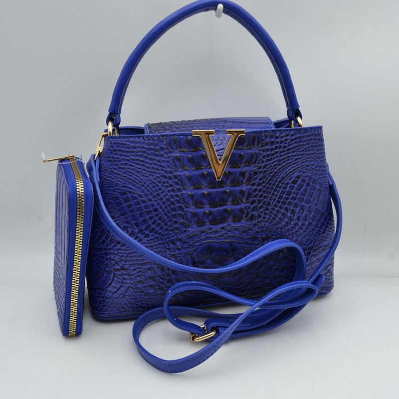 Royal Blue Short Stakk with wallet