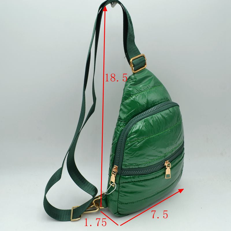 Green Malachite puff sling