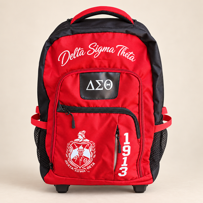 Delta Sigma Theta Backpack/Roller Combo