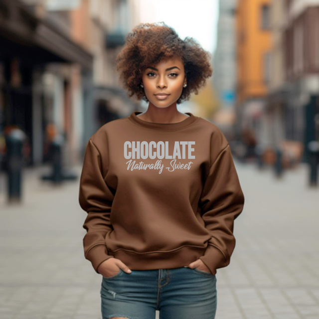 Chocolate Naturally Sweet Sweatshirt