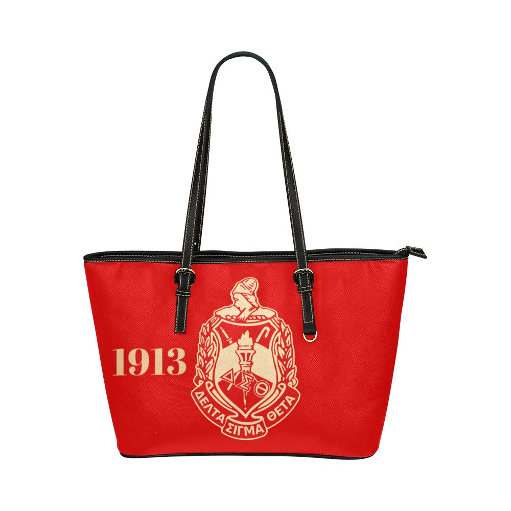 Creme Le Crop Vegan Leather Tote