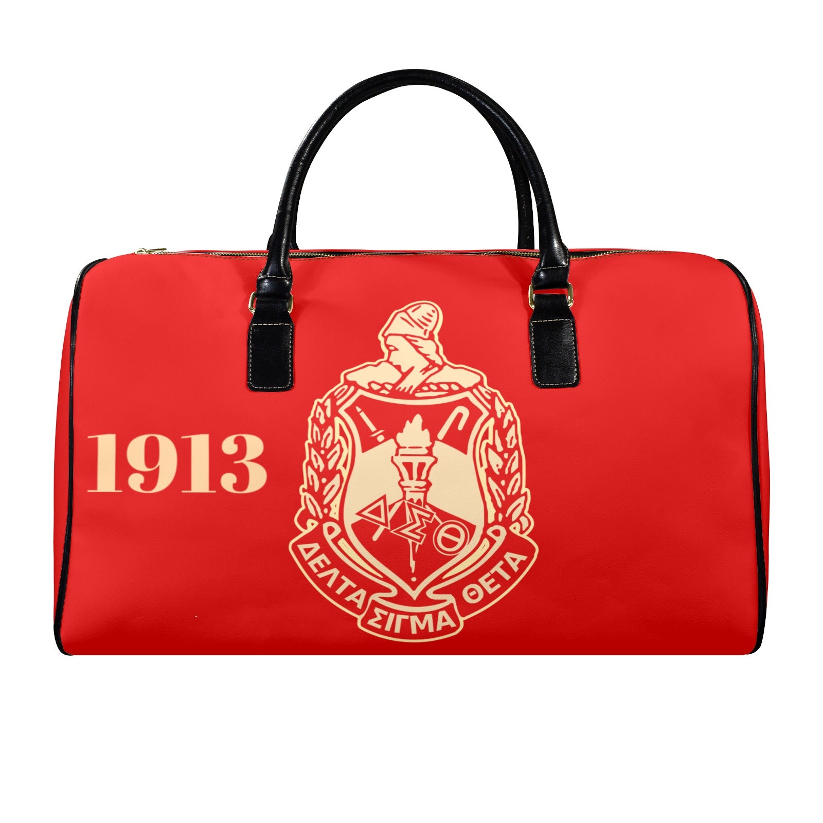 Creme Le Crop Vegan Leather Duffle