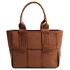 Soft Brown block satchel