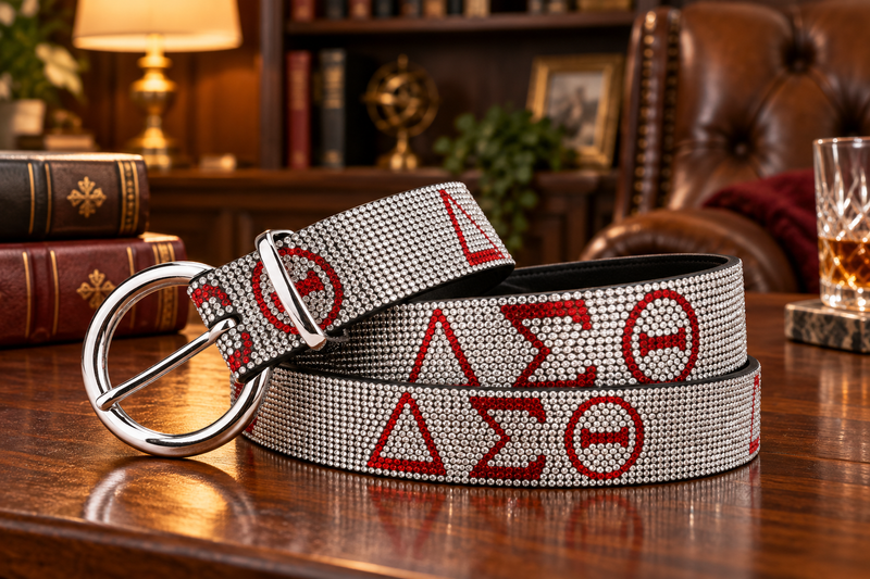 DST Rhinestone Bling Belt