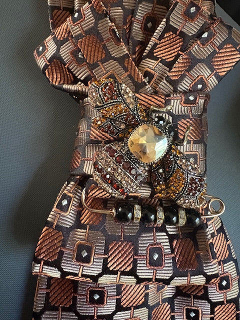 Custom Classy  Tie Necklace CC, LV or GG