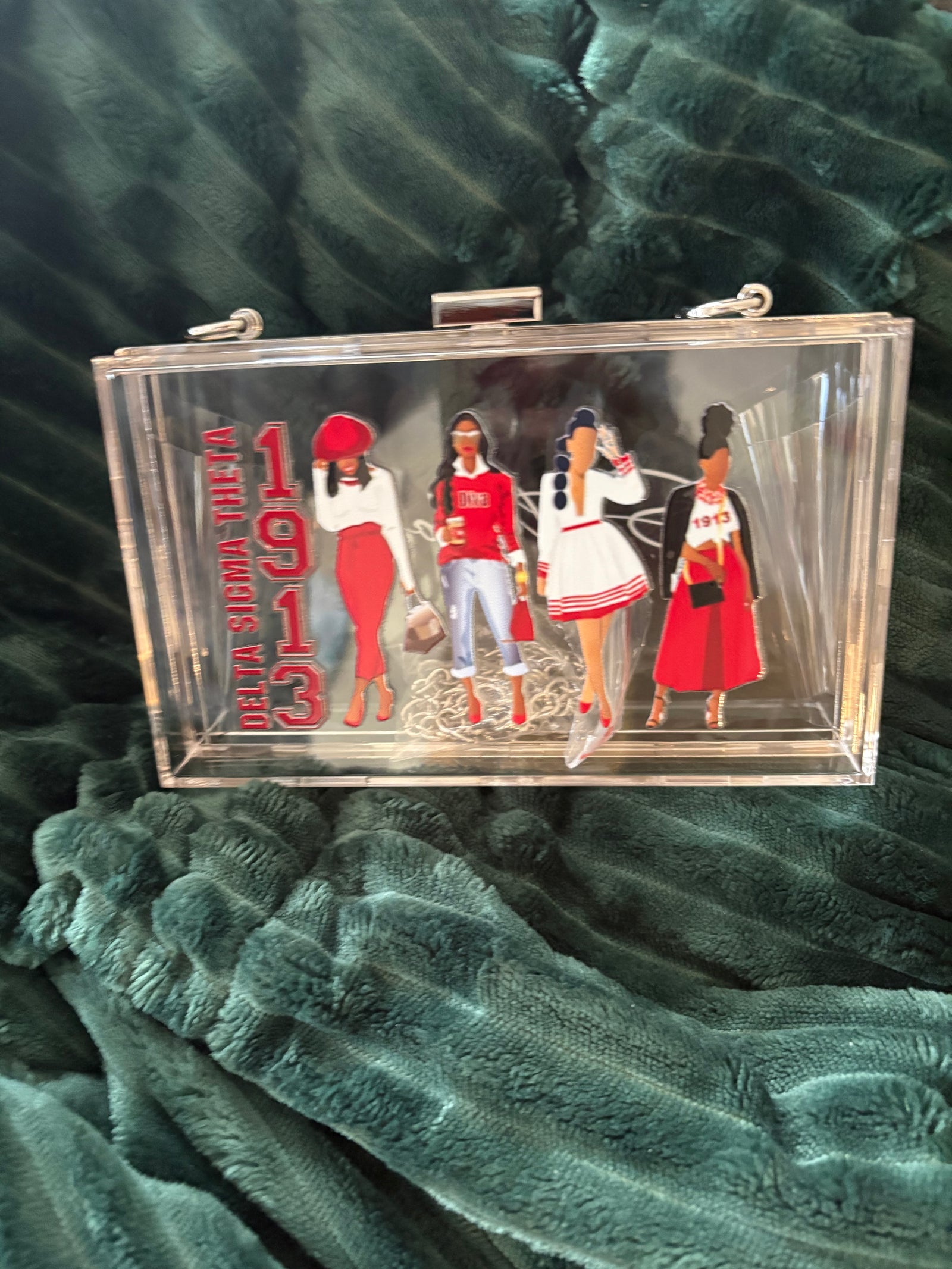 Clear Box Delta purse