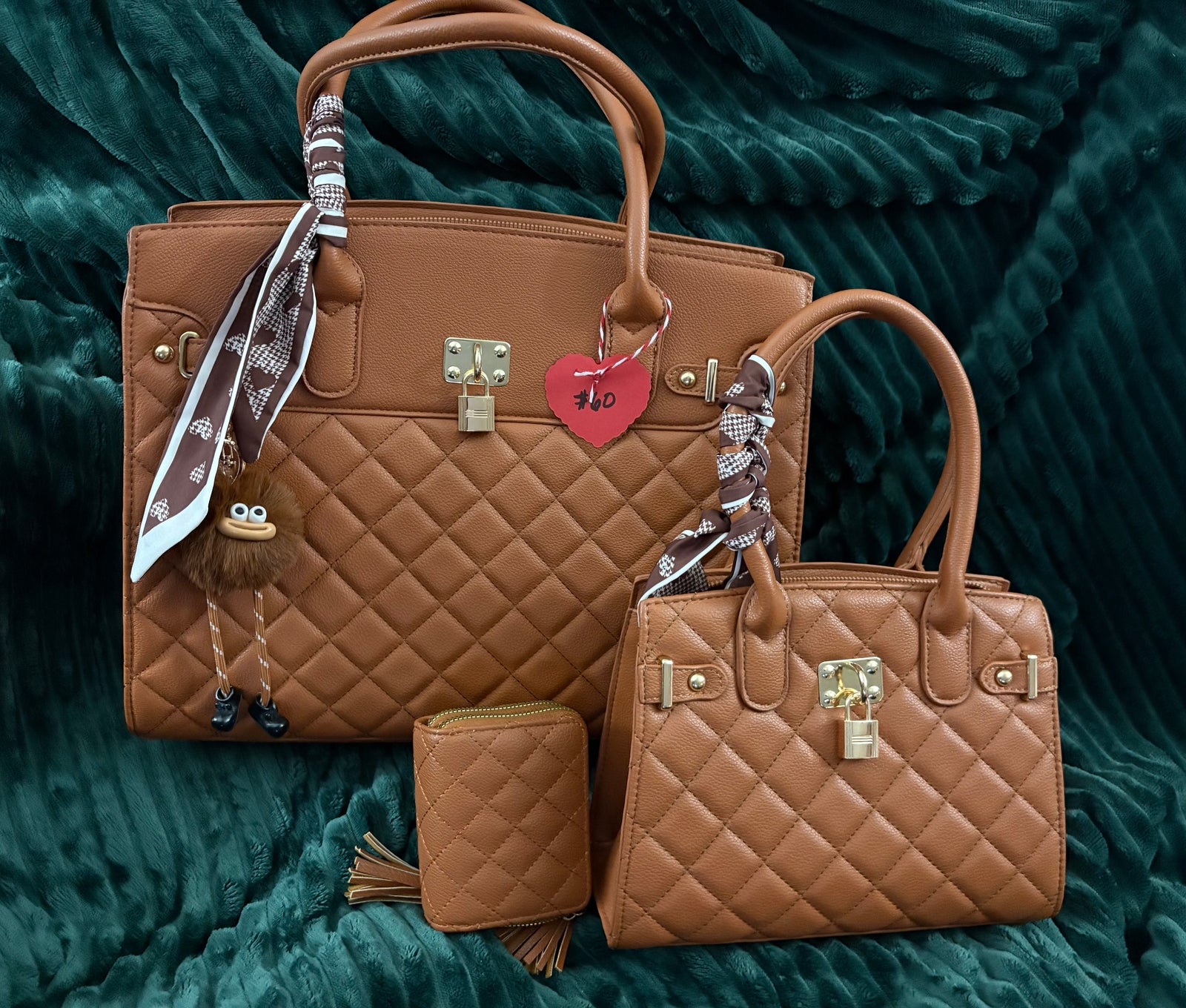 3 Piece Cognac