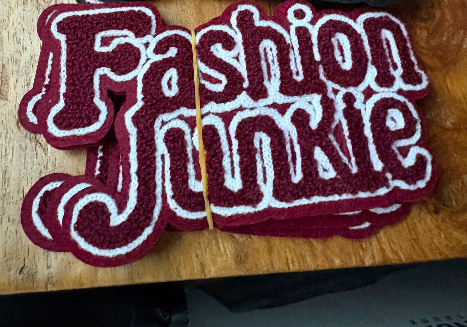 Fuzzy Fashion junkie dark Red only