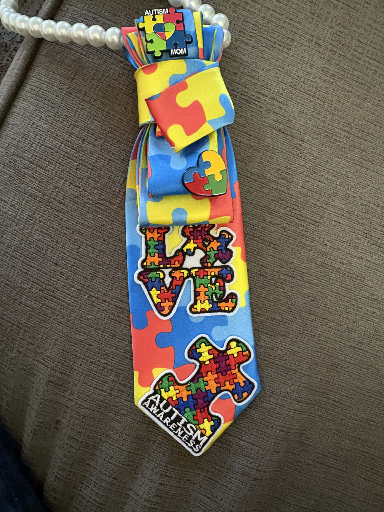 Custom Autism Tie