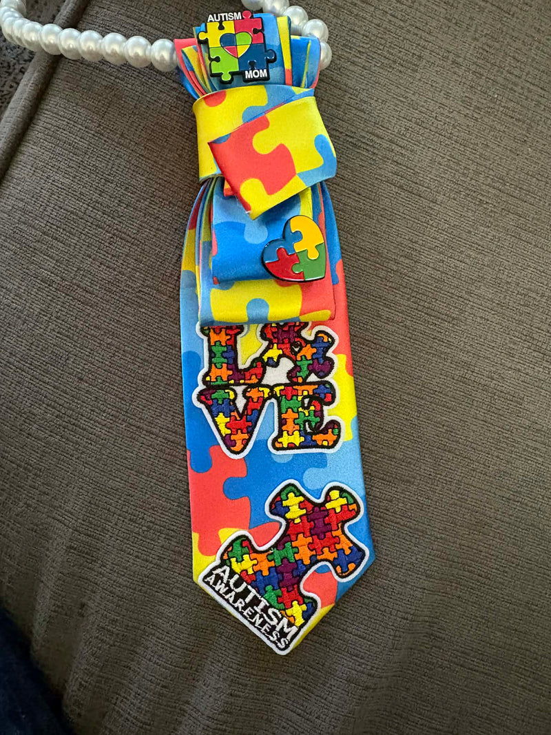 Custom Autism Tie