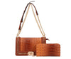 Cognac Brown Crossbody with Wallet
