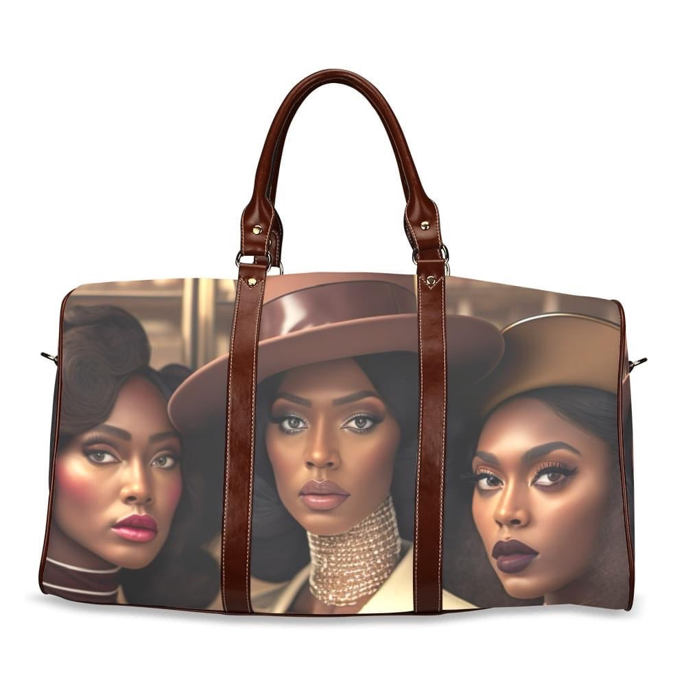 Brown Elegance Duffle Bag