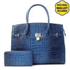 Deep Blue Sea Handbag with Wallet