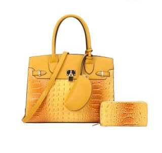 Mustard Croc 3-Piece Delight