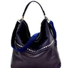 The Navy Slouch Bag